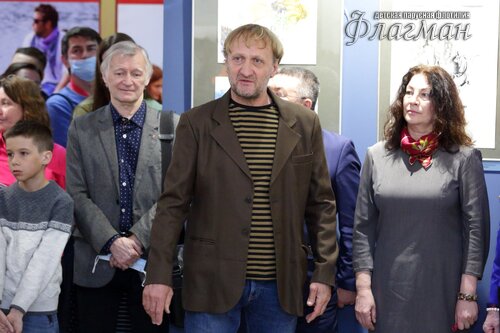 Открытие выставки работ  художника-иллюстратора Евгении Ивановны Стерлиговой YE1A0609